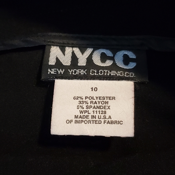 NYCC black wrap skirt Size 10 vintage 90s y2k - Picture 3 of 5